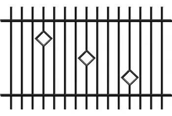 Plot Kovový plot PILEG 7 - plotový panel, výška 1200mm