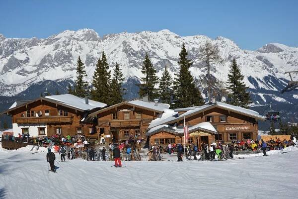 Skihütten auf der Reiteralm in Schladming