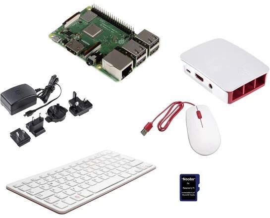 Raspberry Pi® Desktop Kit Raspberry Pi® 2 B 1 GB 4 x 0.9 GHz vč. klávesnice, vč. myši, vč. Noobs OS, vč. napájecího zdro