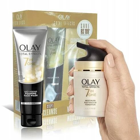 KRÉM OLAY TOTAL EFFECTS NA DEN A NOC 7V1 50 ML HYDRATAČNÍ SADA NA OBLIČEJ
