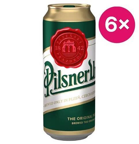 Pilsner Urquell světlý ležák pivo plech