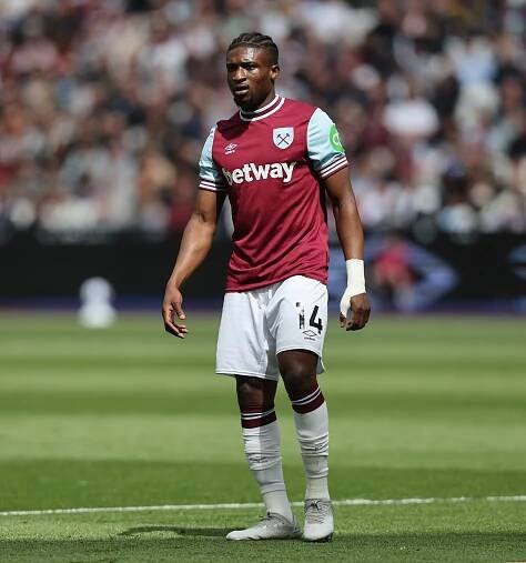 Mohammed Kudus of West Ham United on the pitch.