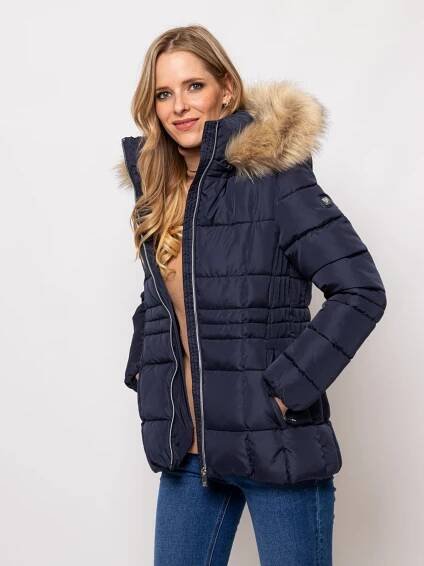 Dámská zimní bunda Heavy Tools modrá-XS | EXE JEANS | Specialisté na džíny Mustang, Cross, Mavi a další