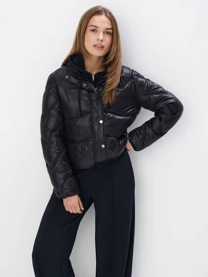 Bunda puffer Barva černá - MOHITO - 614DT-99X