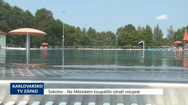Sokolov: Na Městském koupališti zdraží vstupné (TV Západ)