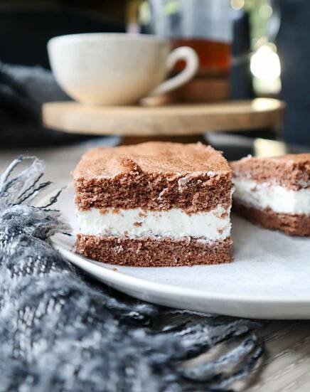Kakaové „Kinder“ řezy – Glutenfree Denisa