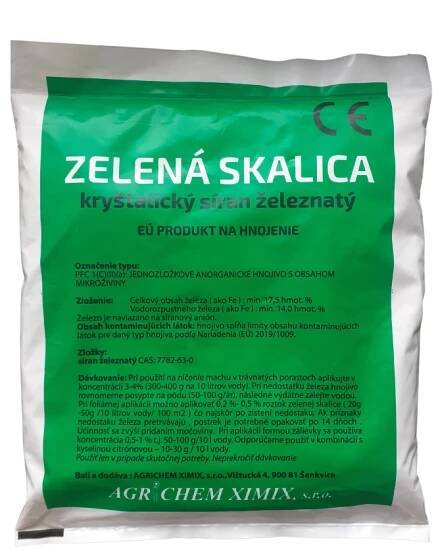 Síran železnatý - zelená skalica