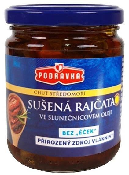 Sušená rajčata v rostlinném oleji