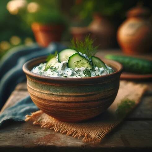 Grécke tzatziki - Diéta pri chronickej chorobe obličiek