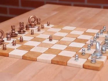 Návod na výrobu originálních šachů ze šroubu