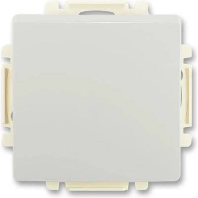 Spínač kolébkový s krytem, řazení 6, 3557G-A06340 S1, ABB, Swing®, Swing®L, světle šedá