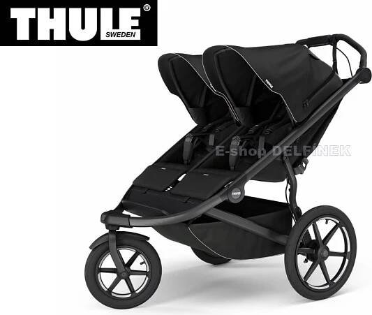 THULE URBAN GLIDE 3 DOUBLE BLACK 2024 - Kočárky autosedačky Delfínek Olomouc