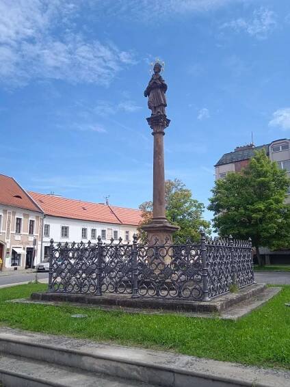 Socha sv. Jana Nepomuckého - Rokycany
