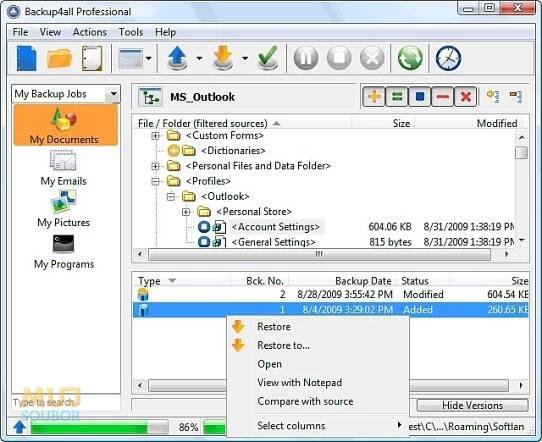 Backup4all ke stažení zdarma - download