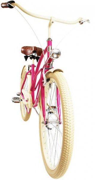 Dámské městské kolo 26 cruiser damka RASPBERRY RoyalBi růžová, nosič zavazadel, košík Kód výrobce 5905658341954