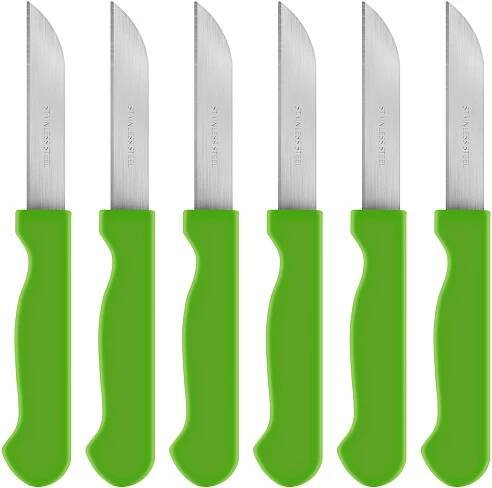 Vergionic 8010 Sada kuchyňských nožů 15,5 cm, 6 ks, zelená