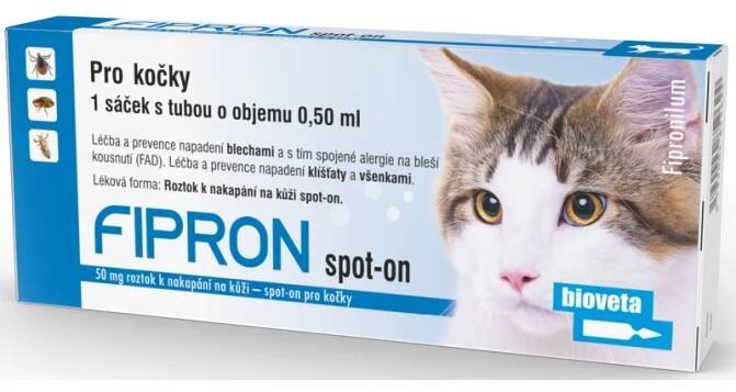 Fipron spot-on pro kočky 1x 0,5 ml | Kočka | Zvěrokruh