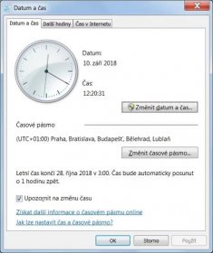 Jak nastavit čas na počítači s Windows 7 - 2