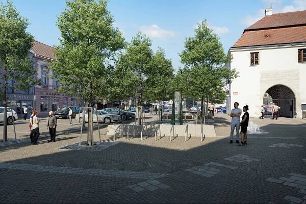 VIDEO: Znojmo se pustí do rekonstrukce náměstí Svobody. Přibude vodní prvek
