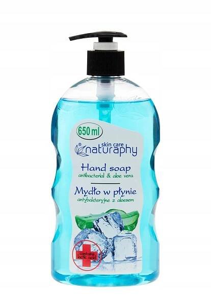 Tekuté mýdlo antibakteriální s aloe vera 650 ml