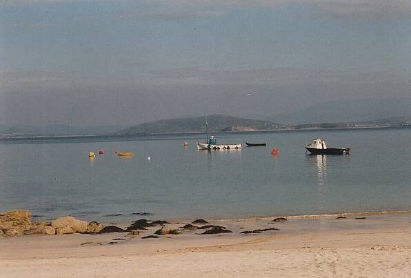 The beach during calm weather