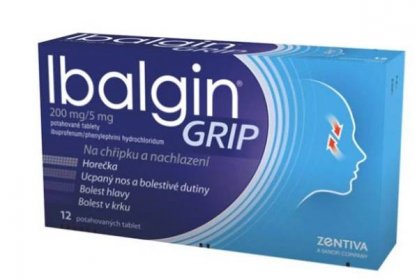 Ibalgin Grip 200mg/5mg por.tbl.flm.12