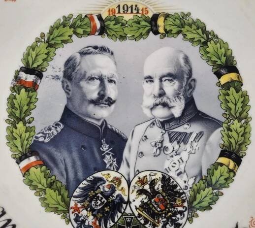 Upomínkový talíř- Franz Josef I. a Wilhelm II. | Galerie Graciano