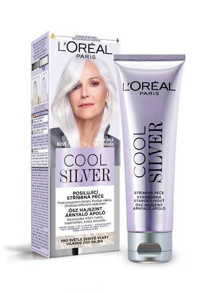 Loréal Paris Cool Silver posilující stříbrná péče 114 ml zářivá bílá