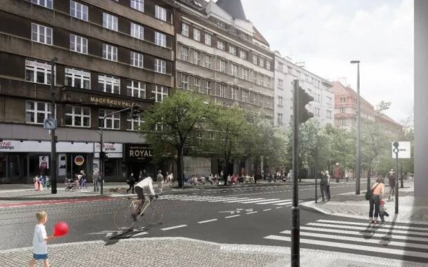 Galerie: Praha chce kompletně předělat Vinohradskou ulici. Podívejte se - Galerie - Echo24.cz