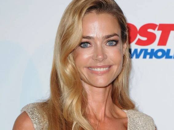 Denise Richards looks sensational in sheer dress and heels - and fans all have the same reaction