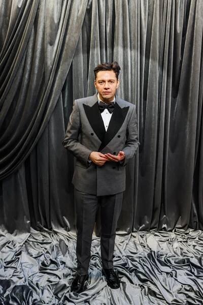 Christian Friedel in the Los Angeles Times portrait studio 