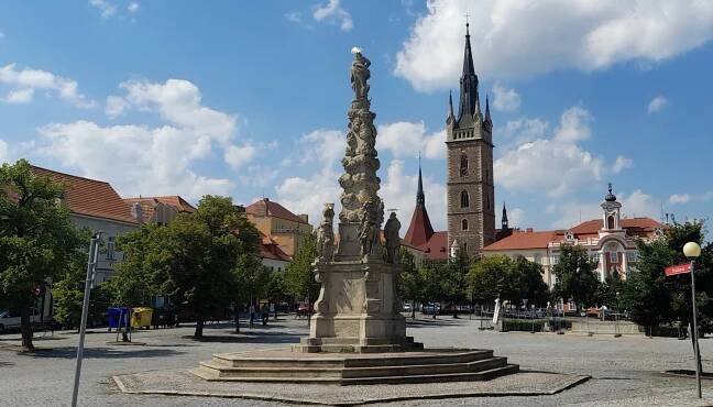 Čáslav, náměstí.