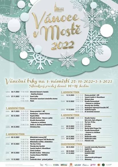 FOTO: Kulturní program vánočních trhů na mosteckém 1. náměstí pokračuje. Zájem je velký