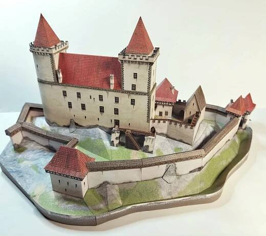 Hrad Radyně, Starý Plzenec, vTOM 1:400 - Betexa-magazin.cz