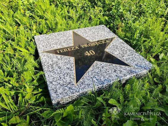 Hollywoodská hvězda Brno - Kamenictví Pleca Zlín