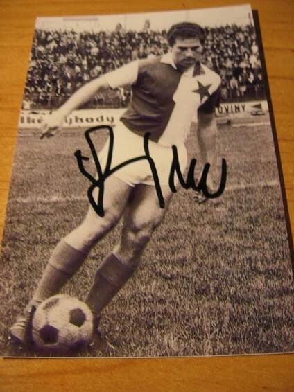 Jan Lála - Slavia Praha - orig. autogram - Ostatní sběratelské předměty
