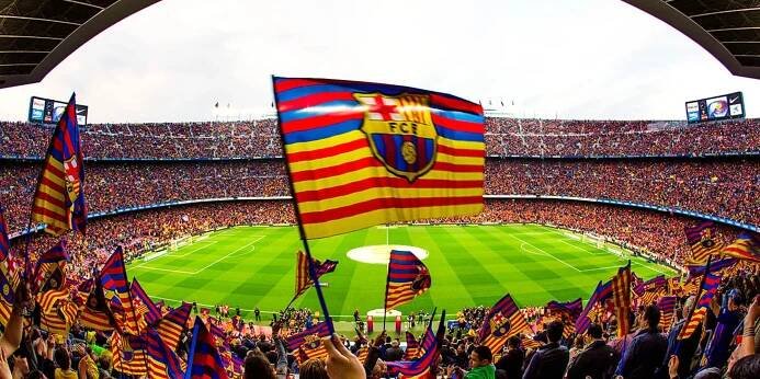 Liga mistrů: zápas FC Barcelona – SK Slavia Praha