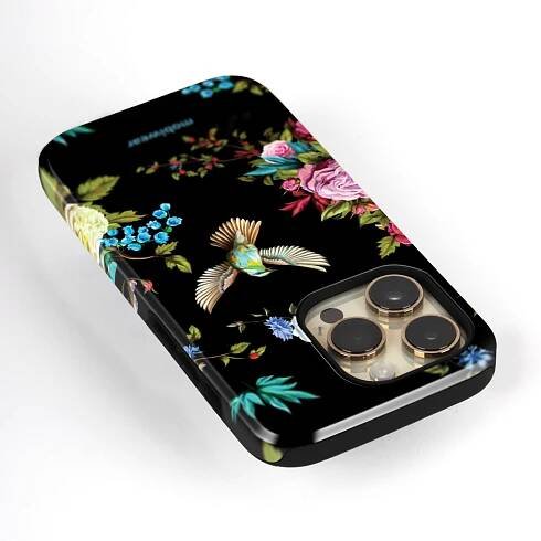 Odolný obal Mobiwear Elite Pro - Apple iPhone 7 Plus / 8 Plus - ED09E Ptáček a květy