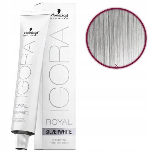 SCHWARZKOPF IGORA ROYAL ABSOLUTES SILVER BÍLÁ BARVA - STŘÍBRNÁ - 60 Ml