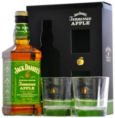 Jack Daniel's Tennessee Apple + 2 sklenice 35% 0,7L