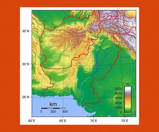 Topography of Pakistan - Wikipedia