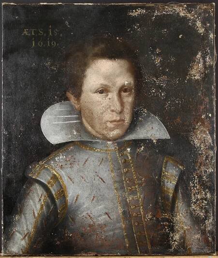 Portrét mladíka, neznámý autor, 1619, Zámek Bučovice - Atelier Frank