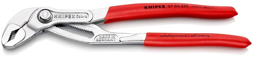 Knipex Cobra 87 03 300 Kleště na vodní čerpadla Hightech 300mm / 30 pozic / palcové trubky: 2 3