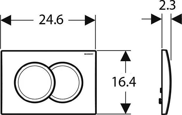 Geberit Delta01 115.107.21.1