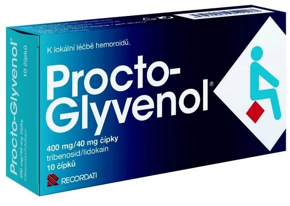 PROCTO-GLYVENOL 10 čípků