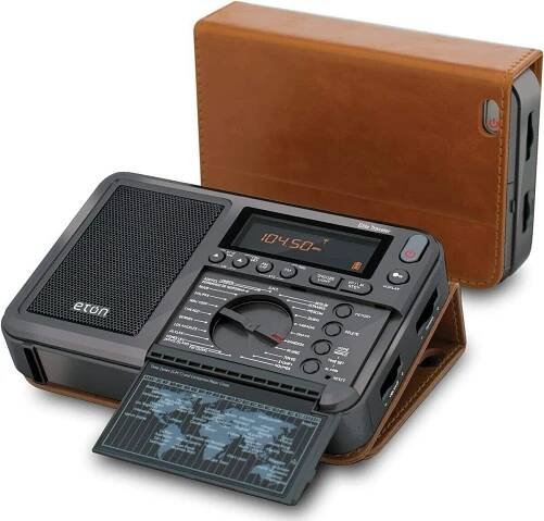 Eton Elite Traveler AM/FM/LW/krátkovlnné rádio - s RDS a kůží na zakázku...