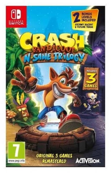 Switch Crash Bandicoot N.Sane Trilogy Návod k obsluze