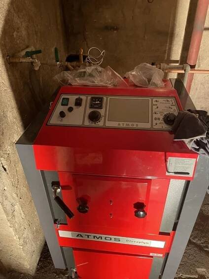Montáž kotle (Atmos) s aku nádrží + kombi boiler – Instalatérství Blažek