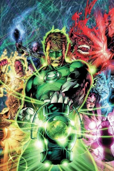 Plakát, obraz Green Lantern - The team