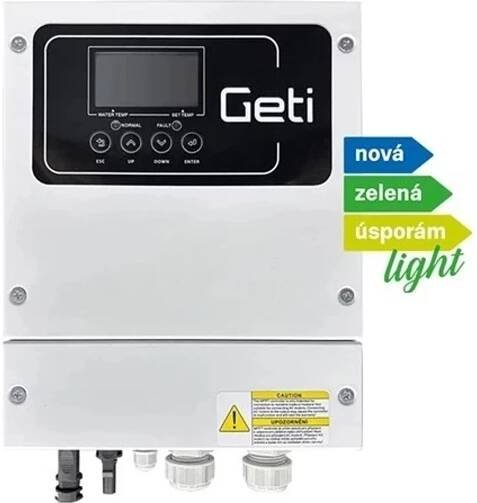Solární invertor GETI GWH02D 4000W MPPT pro PV ohřev vody